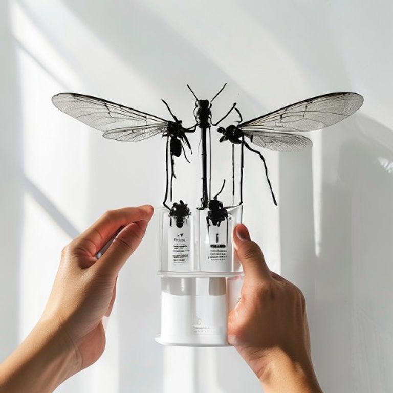 Zevo Flying Insect Trap + 3 Refills – Plug-In Bug Catcher
