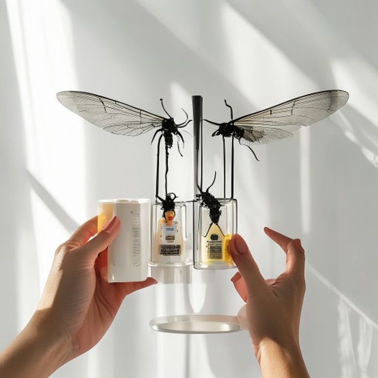 Zevo Flying Insect Trap + 3 Refills – Indoor Bug Catcher